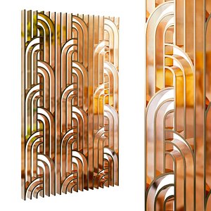 Decorative partition set 117 3D