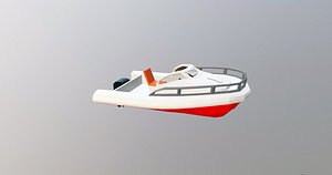 speedboat 3D model