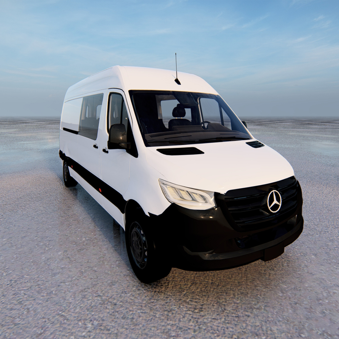 3D model Mercedes Sprinter Van 2019 3D model TurboSquid