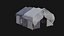 POST APO IMPROVISED TENT SHELTER CAMP BUSH SURVIVAL COLLECTION 3D model