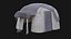 POST APO IMPROVISED TENT SHELTER CAMP BUSH SURVIVAL COLLECTION 3D model