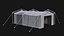 POST APO IMPROVISED TENT SHELTER CAMP BUSH SURVIVAL COLLECTION 3D model