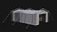 POST APO IMPROVISED TENT SHELTER CAMP BUSH SURVIVAL COLLECTION 3D model