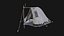 POST APO IMPROVISED TENT SHELTER CAMP BUSH SURVIVAL COLLECTION 3D model