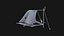 POST APO IMPROVISED TENT SHELTER CAMP BUSH SURVIVAL COLLECTION 3D model