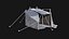 POST APO IMPROVISED TENT SHELTER CAMP BUSH SURVIVAL COLLECTION 3D model