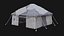 POST APO IMPROVISED TENT SHELTER CAMP BUSH SURVIVAL COLLECTION 3D model