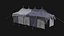 POST APO IMPROVISED TENT SHELTER CAMP BUSH SURVIVAL COLLECTION 3D model