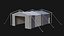 POST APO IMPROVISED TENT SHELTER CAMP BUSH SURVIVAL COLLECTION 3D model