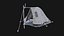 POST APO IMPROVISED TENT SHELTER CAMP BUSH SURVIVAL COLLECTION 3D model