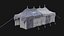 POST APO IMPROVISED TENT SHELTER CAMP BUSH SURVIVAL COLLECTION 3D model