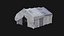 POST APO IMPROVISED TENT SHELTER CAMP BUSH SURVIVAL COLLECTION 3D model