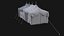 POST APO IMPROVISED TENT SHELTER CAMP BUSH SURVIVAL COLLECTION 3D model