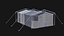 POST APO IMPROVISED TENT SHELTER CAMP BUSH SURVIVAL COLLECTION 3D model