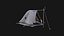 POST APO IMPROVISED TENT SHELTER CAMP BUSH SURVIVAL COLLECTION 3D model