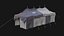 POST APO IMPROVISED TENT SHELTER CAMP BUSH SURVIVAL COLLECTION 3D model