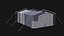 POST APO IMPROVISED TENT SHELTER CAMP BUSH SURVIVAL COLLECTION 3D model