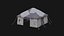 POST APO IMPROVISED TENT SHELTER CAMP BUSH SURVIVAL COLLECTION 3D model