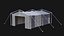 POST APO IMPROVISED TENT SHELTER CAMP BUSH SURVIVAL COLLECTION 3D model