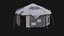 POST APO IMPROVISED TENT SHELTER CAMP BUSH SURVIVAL COLLECTION 3D model