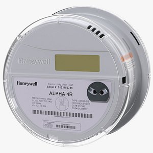 3D Electricity Meter Honeywell A4RES OFF model