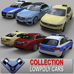 Lowpoly Car Set 02