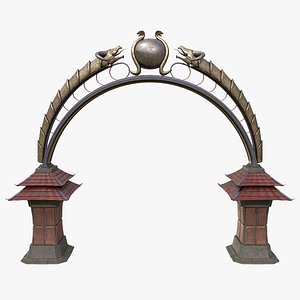 Ancient Japanese Arch Gate
