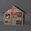 3d shed model