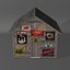 3d shed model