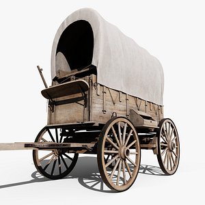Covered Wagon 3D model