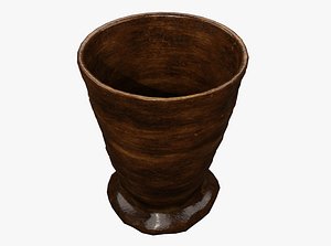 Wood Goblet 3D