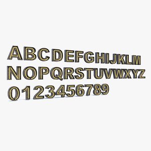 Concrete Letter Neon