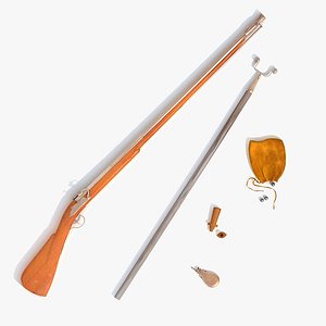 musket accessories 3ds