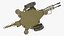 Soviet ZU-23-2 Twin-Barrel AA Gun Rigged for Cinema 4D