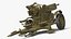 Soviet ZU-23-2 Twin-Barrel AA Gun Rigged for Cinema 4D