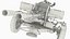Soviet ZU-23-2 Twin-Barrel AA Gun Rigged for Cinema 4D
