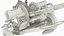 Soviet ZU-23-2 Twin-Barrel AA Gun Rigged for Cinema 4D