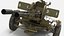 Soviet ZU-23-2 Twin-Barrel AA Gun Rigged for Cinema 4D