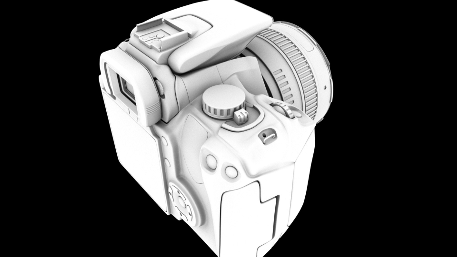 Canon Camera 3d Obj