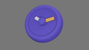 Wall clock low-poly