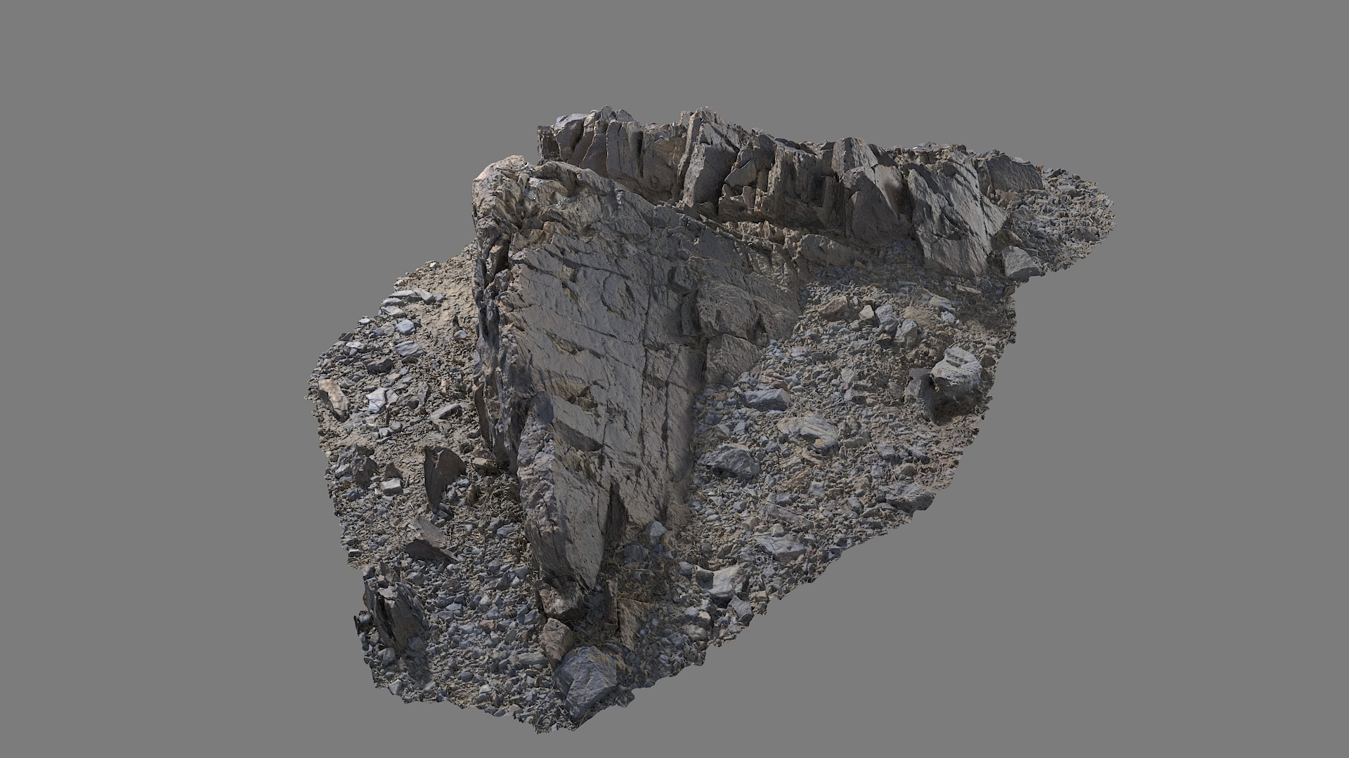 3D model Assembly Ground Rock 12 - TurboSquid 2003487