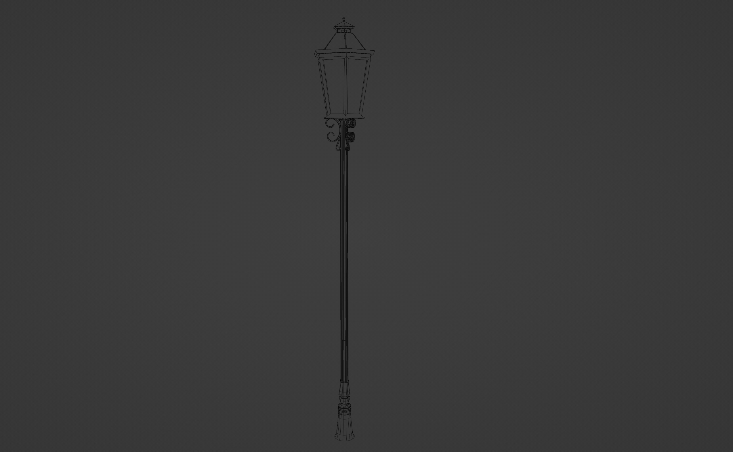Free 3D lamp post model TurboSquid 1977993