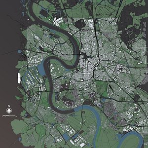 Collection - Cities in Germany - mass buildings 3D model