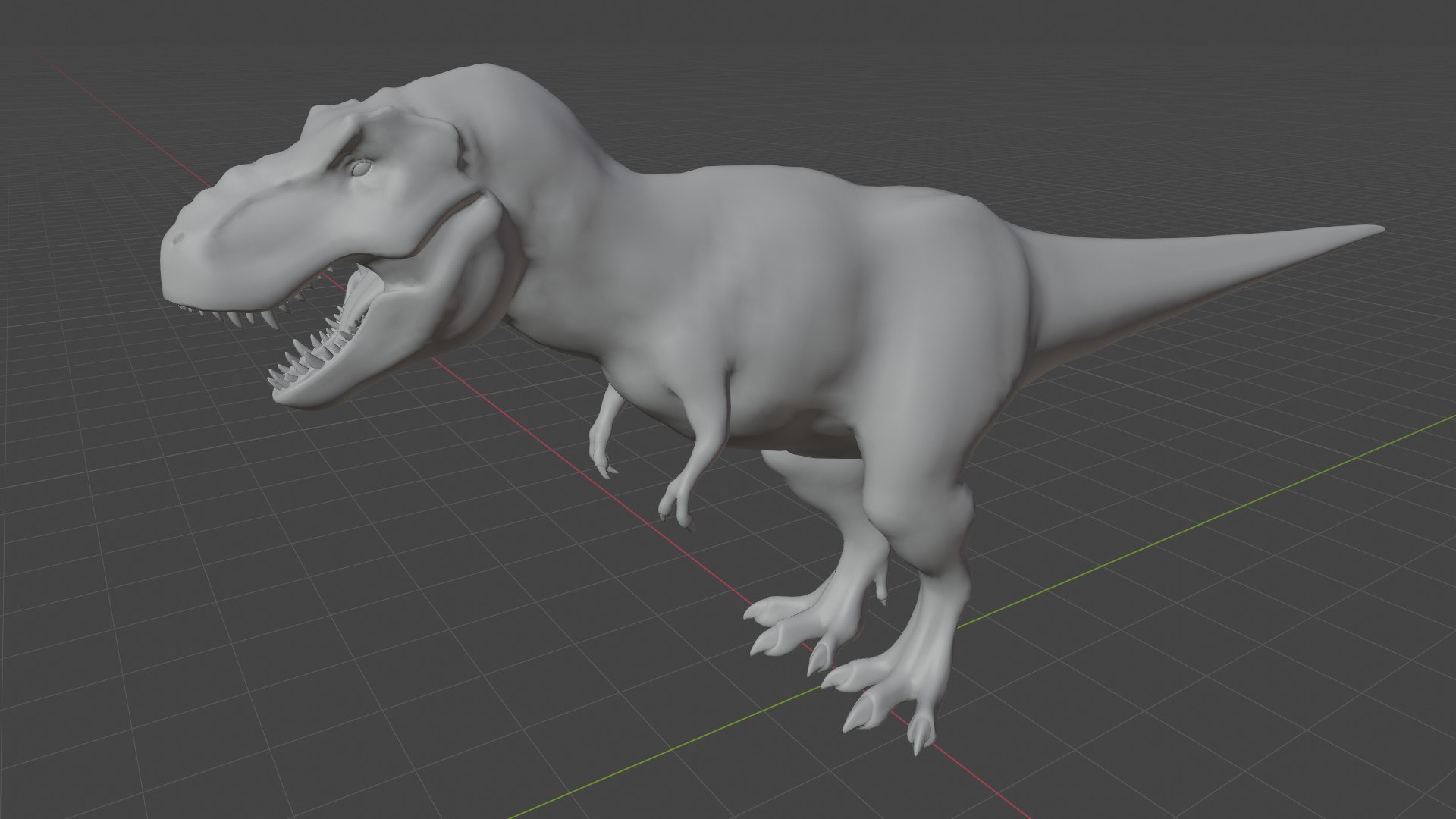 T Rex Model - TurboSquid 2277316