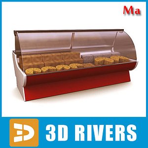 3ds max display freezer cheese 01