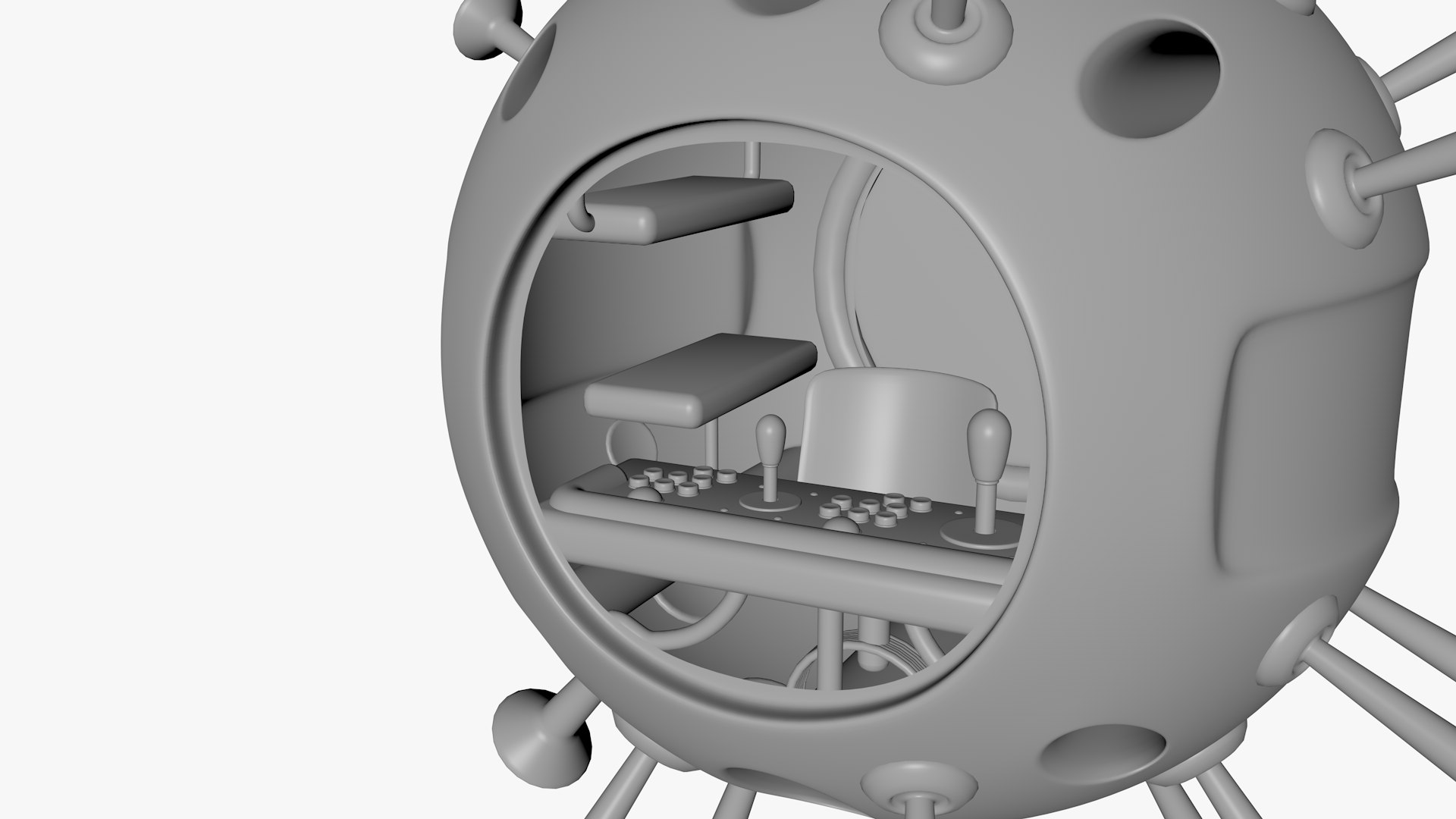 Corona Spaceship 3D - TurboSquid 1966313