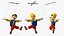 Dancing Pinocchio Wooden String Puppet 3D model