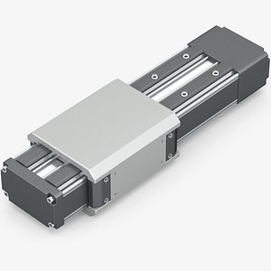 3D Electric linear actuator model