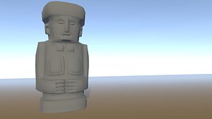 statue idol 3D model