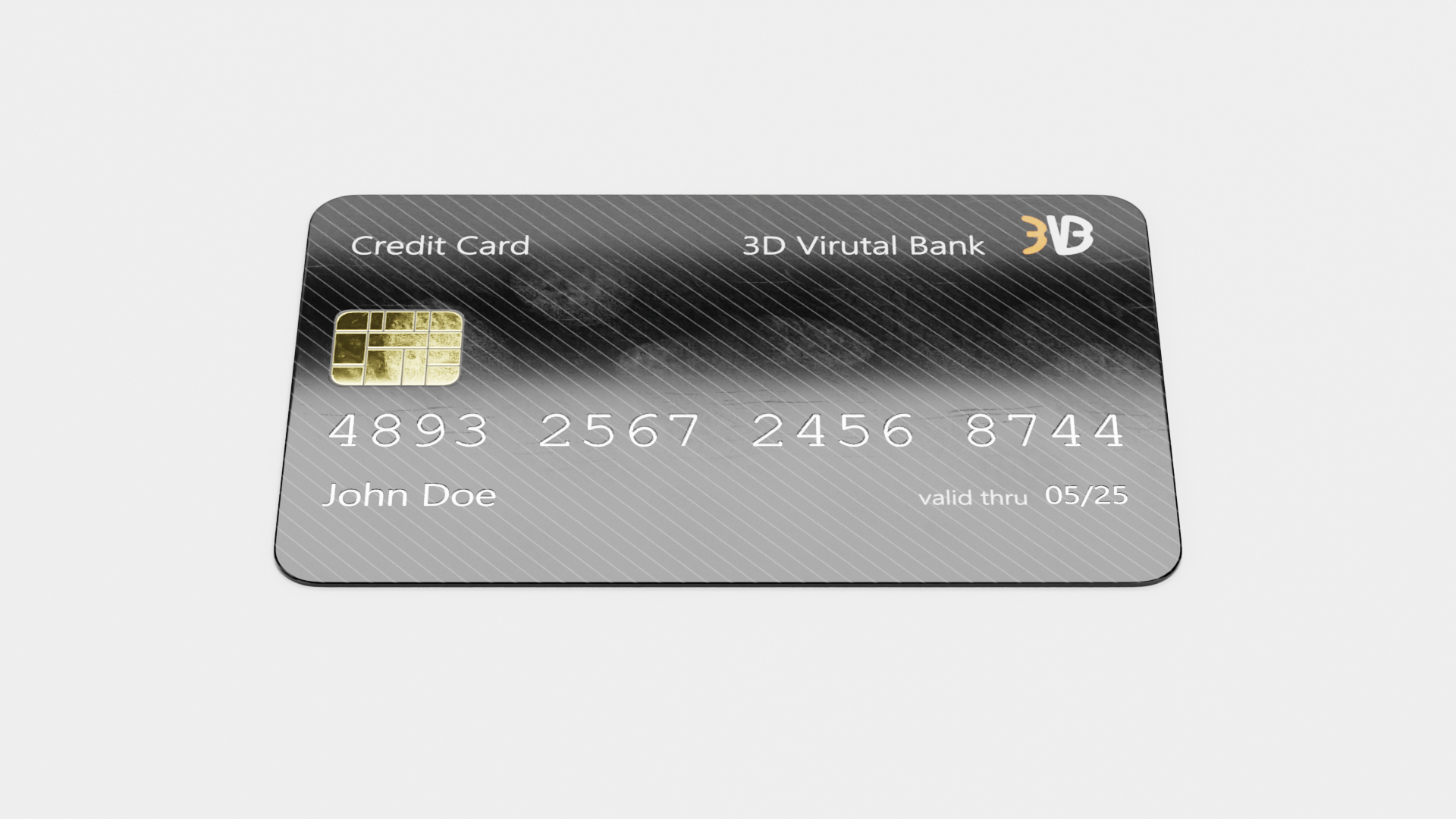 3D Model Credit Card 5 - TurboSquid 1571985